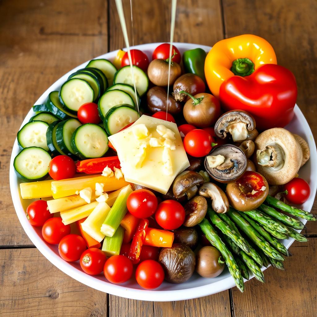 légumes pour raclette