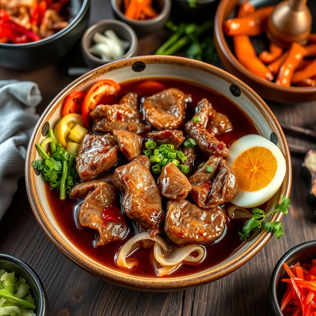 marinade viande bibimbap