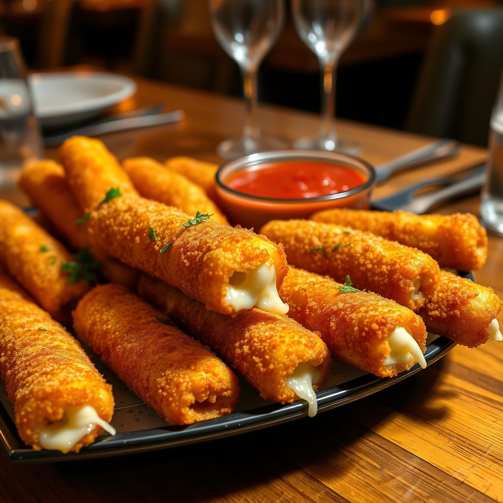 mozzarella sticks apéritif rapide