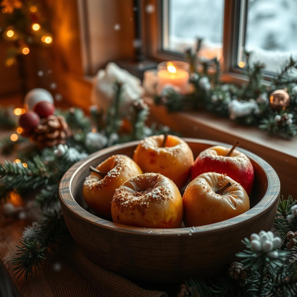 pommes au four hiver