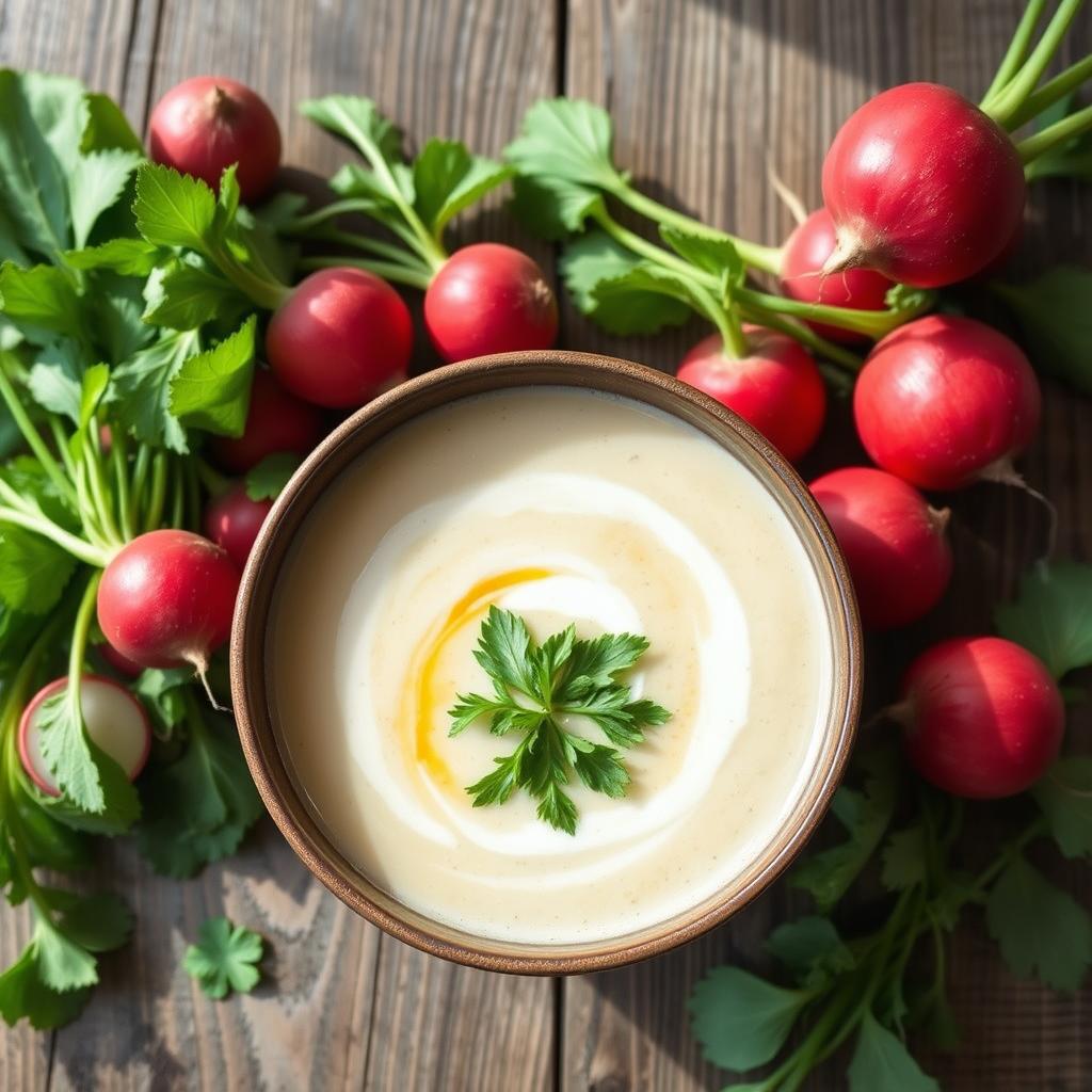 potage aux radis nouveaux