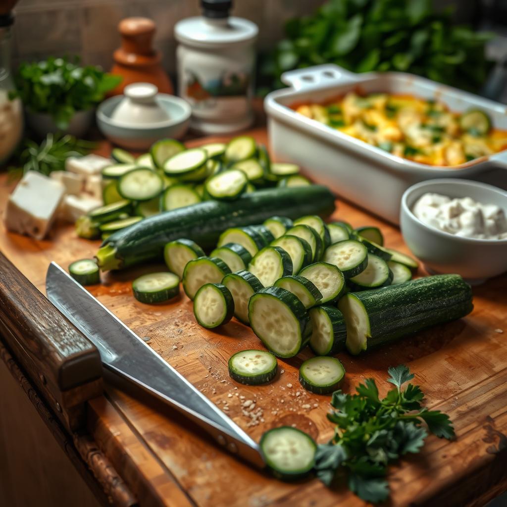 préparation courgettes recette