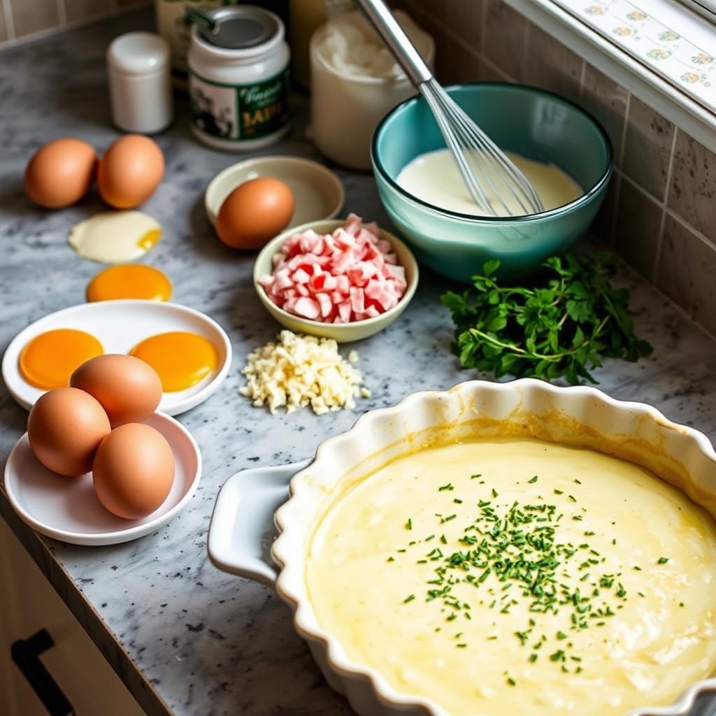 préparation facile quiche lorraine