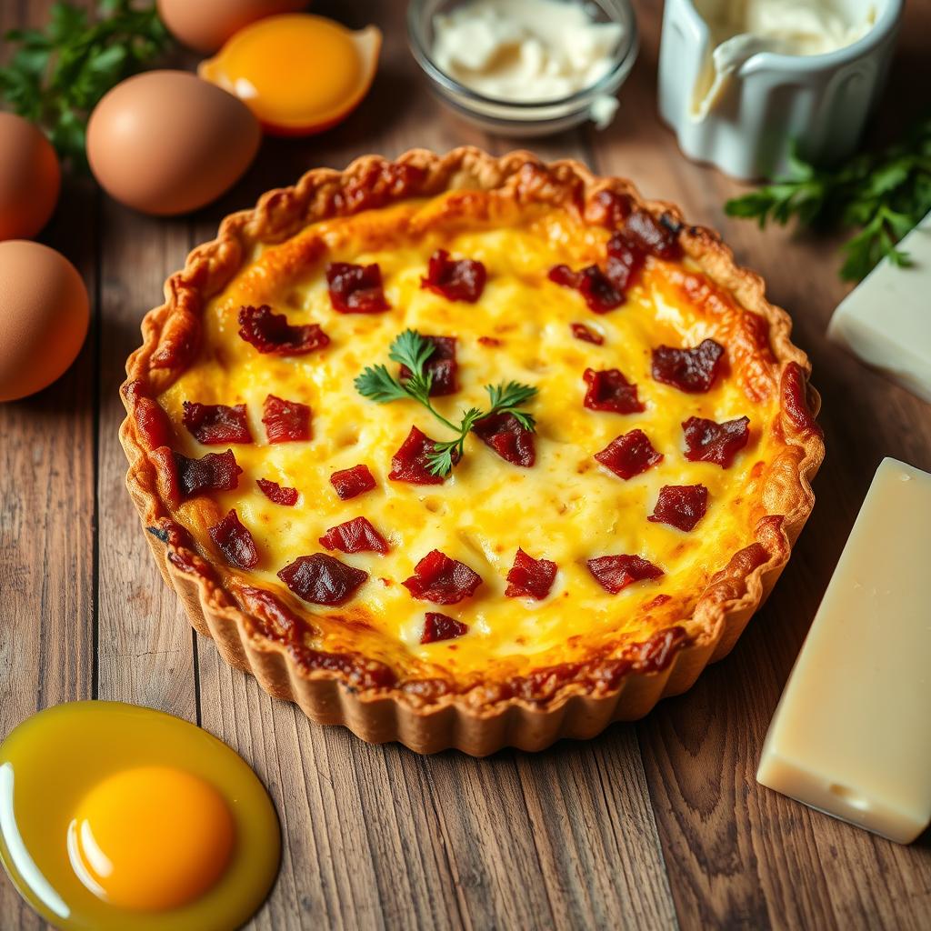 quiche lorraine sans pate