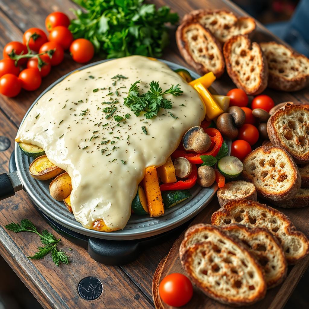 raclette végétarienne