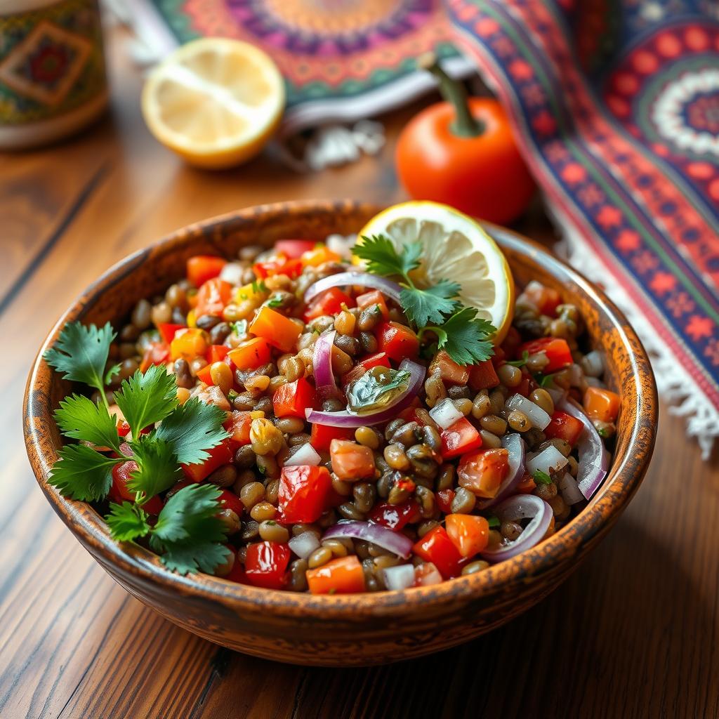 salade lentilles marocaine