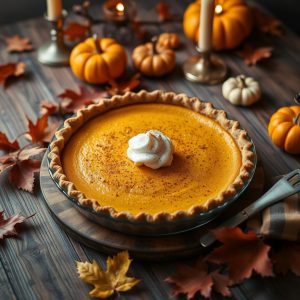 servir pumpkin pie