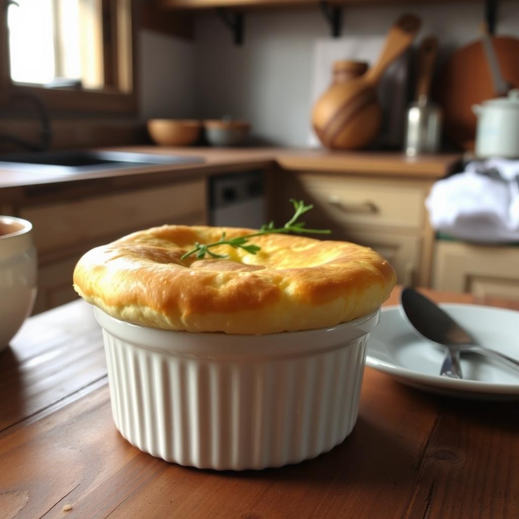 soufflé traditionnel au fromage