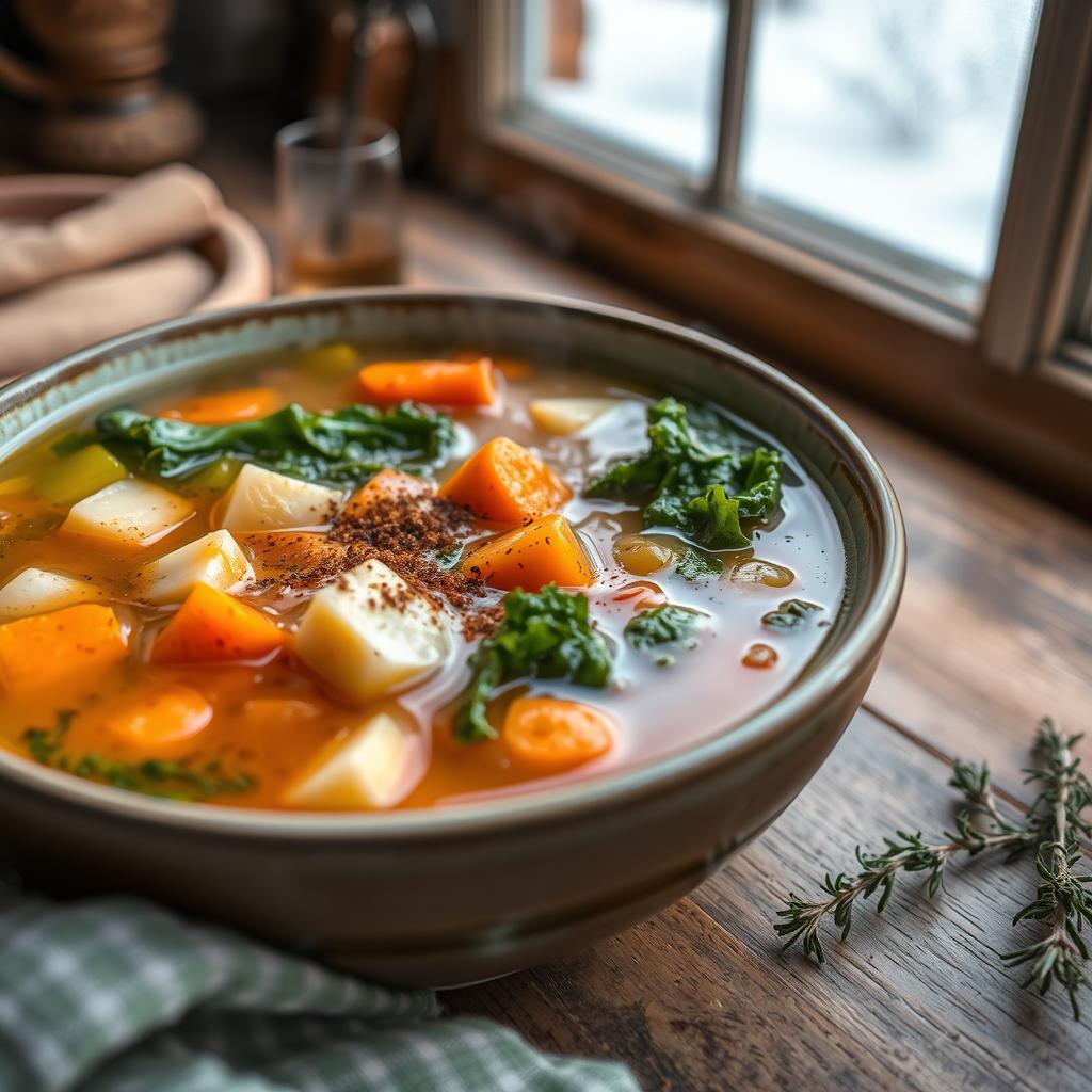 soupe de légumes d’hiver aux épices