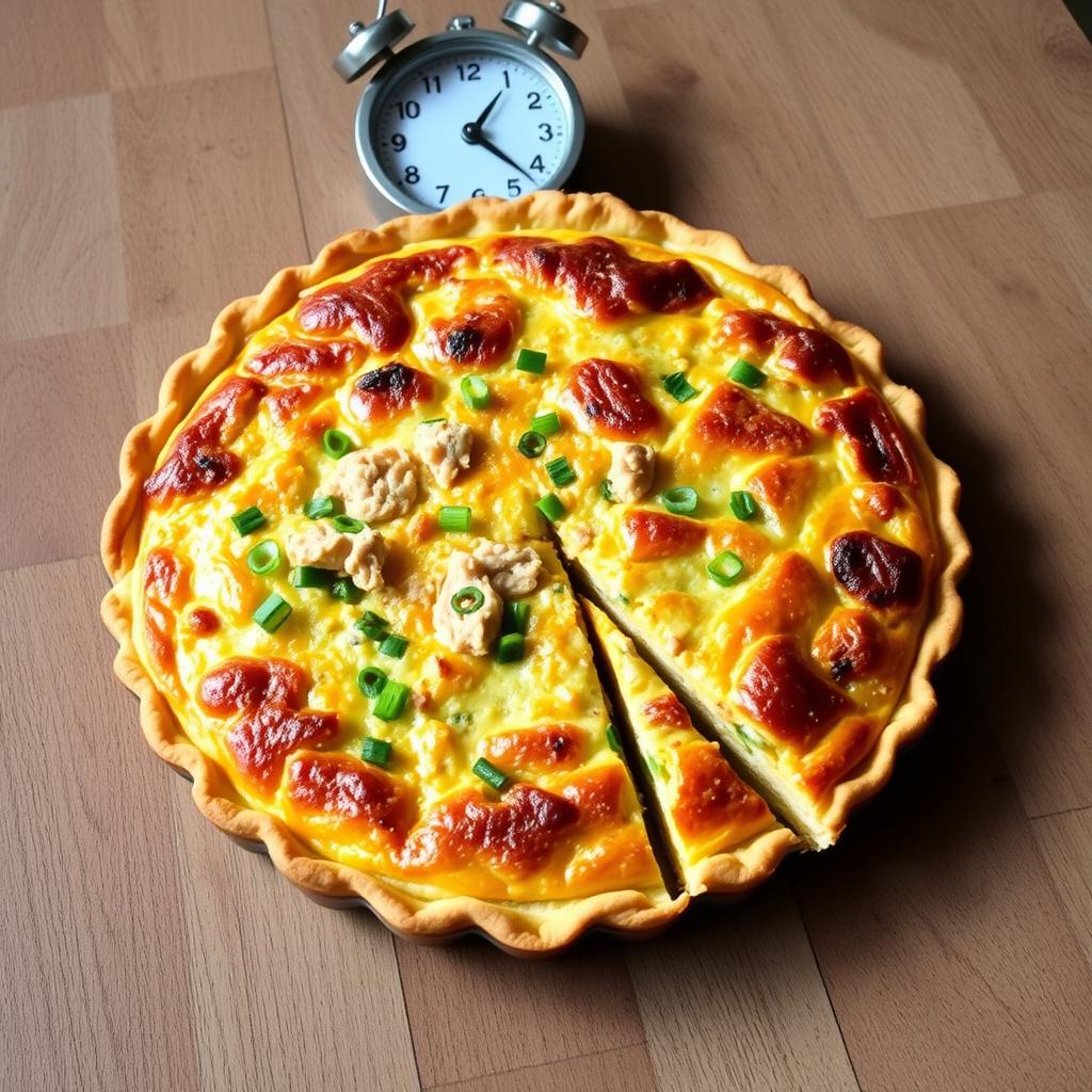 temps cuisson quiche