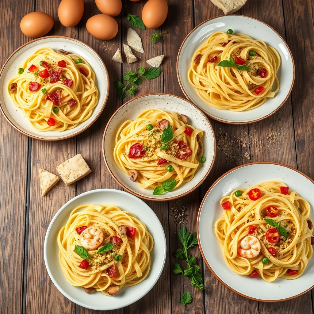 variantes de carbonara