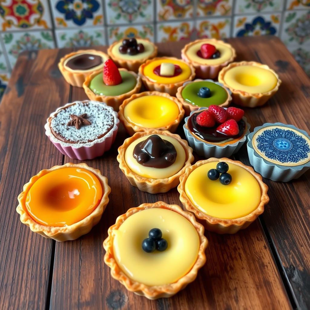 variantes pastel de nata