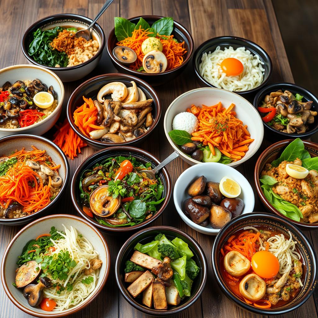 variations bibimbap