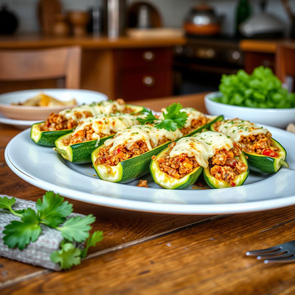 Courgettes Farcies