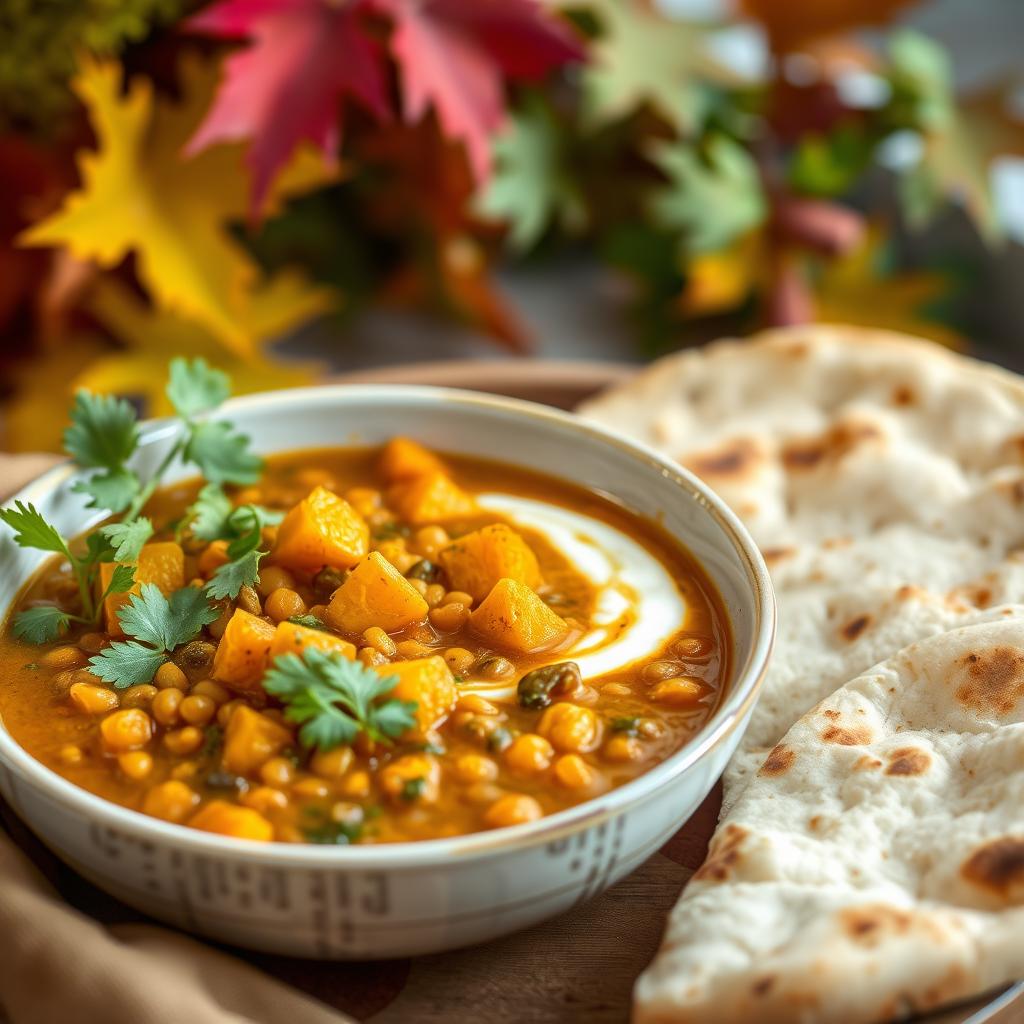 Dahl de lentilles à la butternut