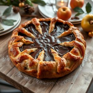 Galette des rois à la frangipane au chocolat