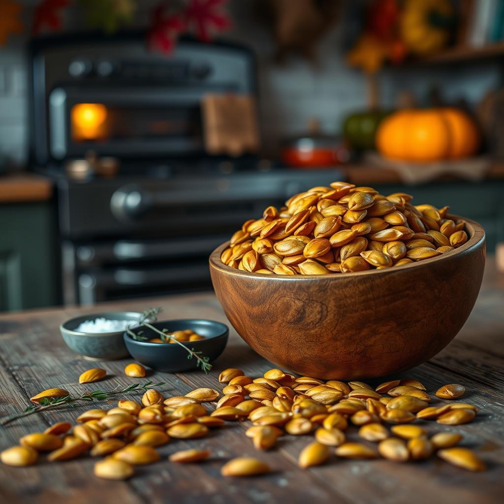 Recette graines de courge torréfiées