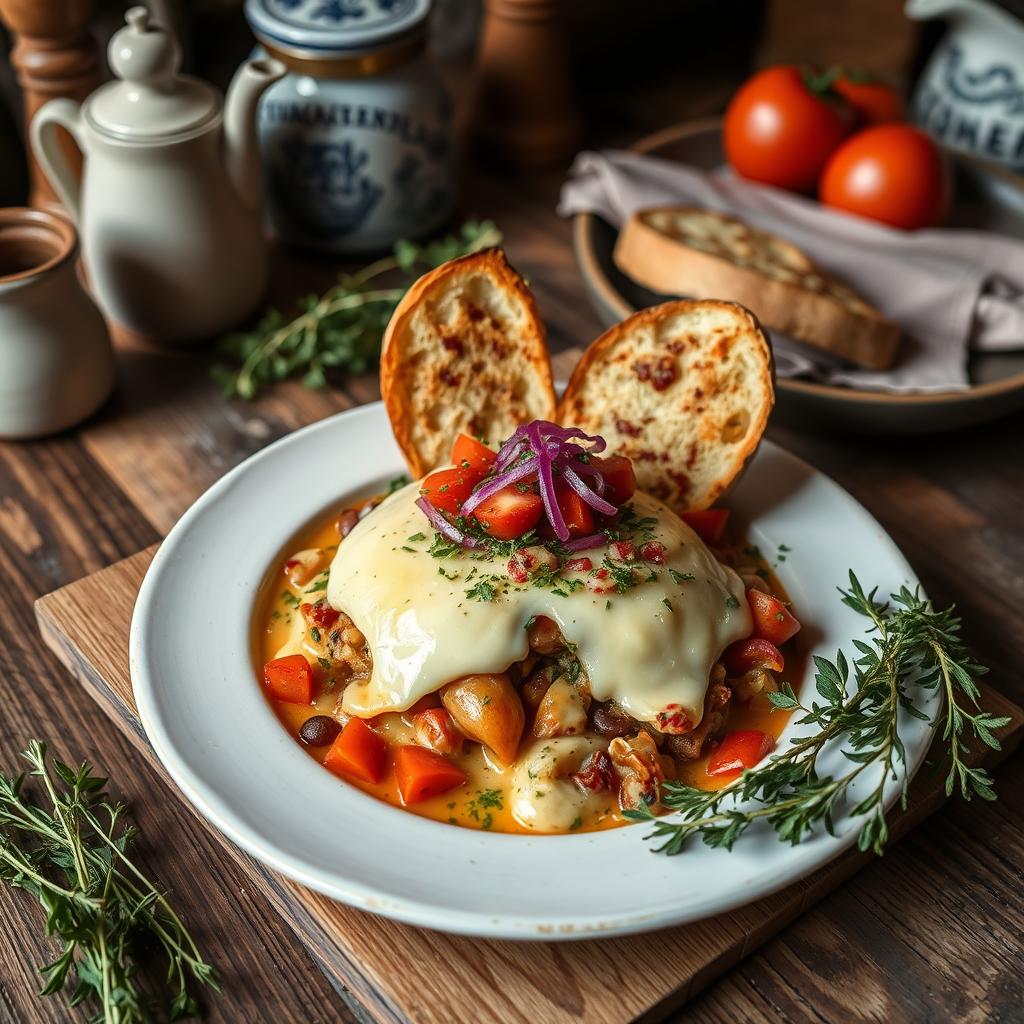 Welsh revisité avec créativité en cuisine