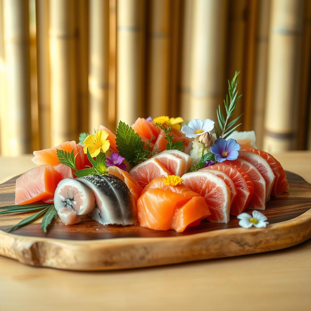 art japonais sashimi