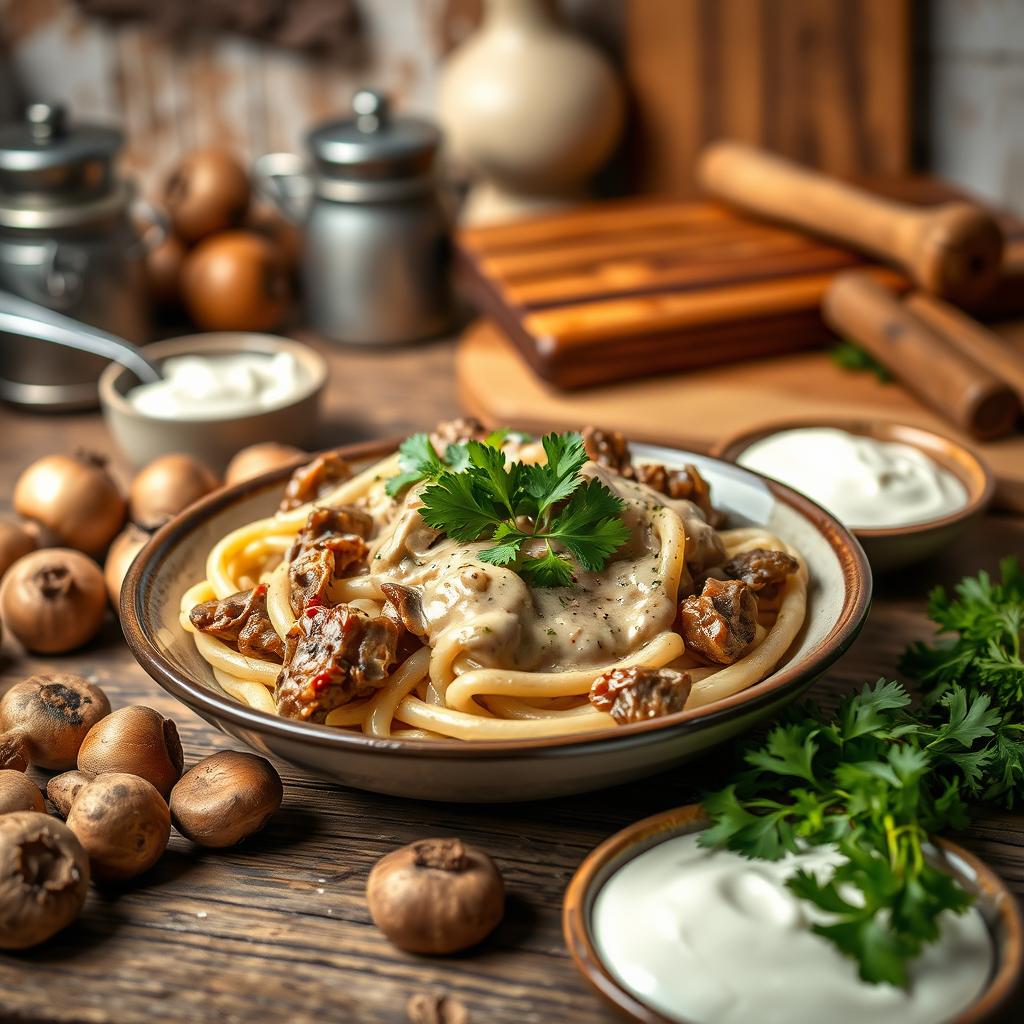 astuces cuisine bœuf stroganoff