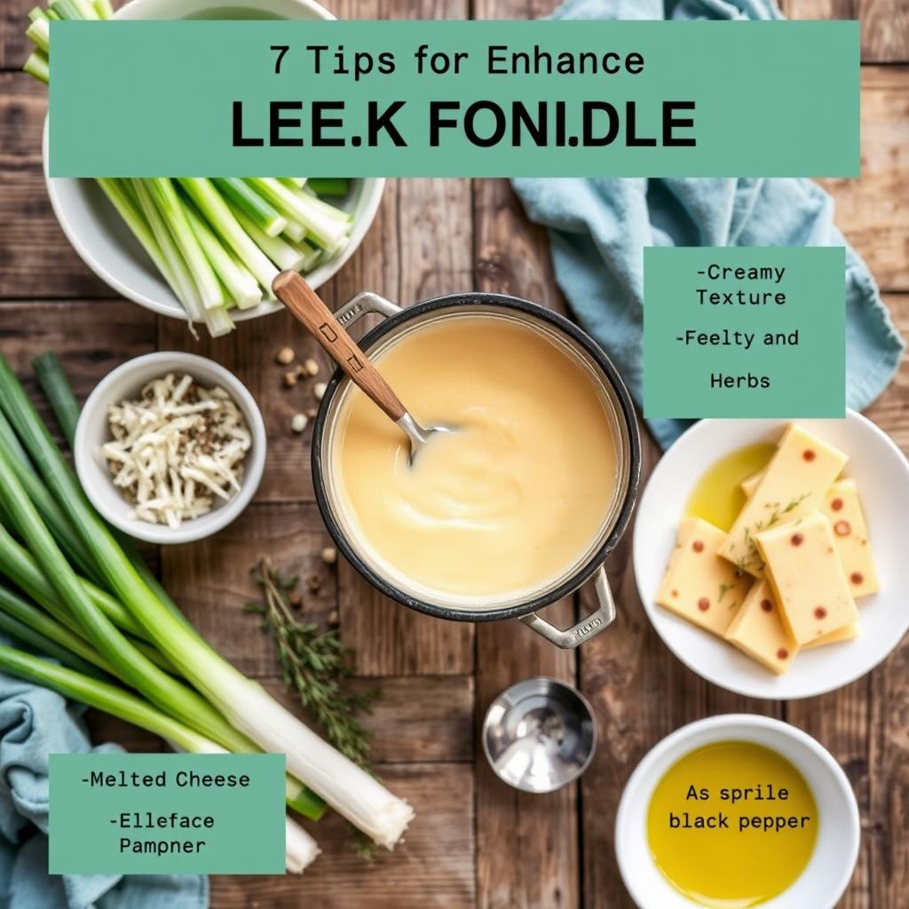 astuces fondue de poireaux