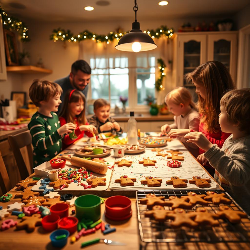 ateliers de cuisine famille bonhomme en pain d'épice