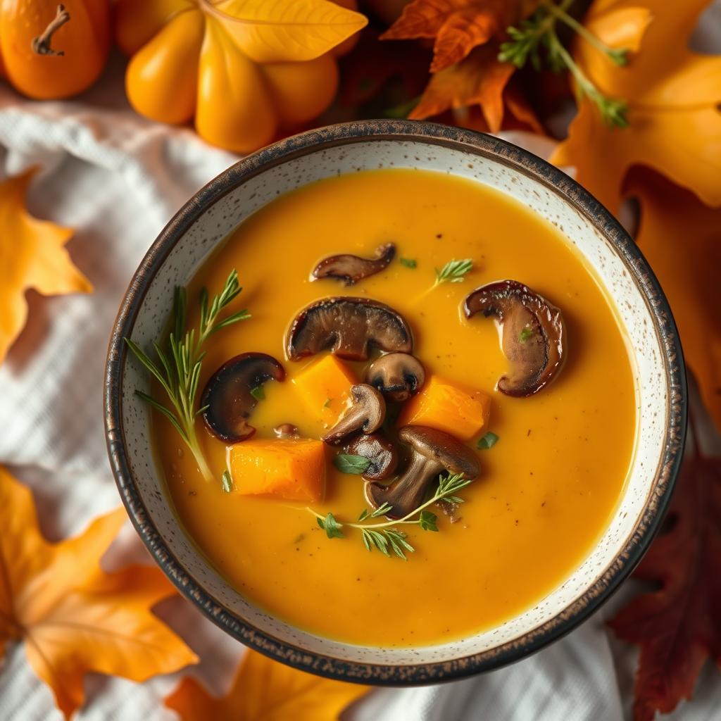 avis lecteurs velouté de butternut et champignons