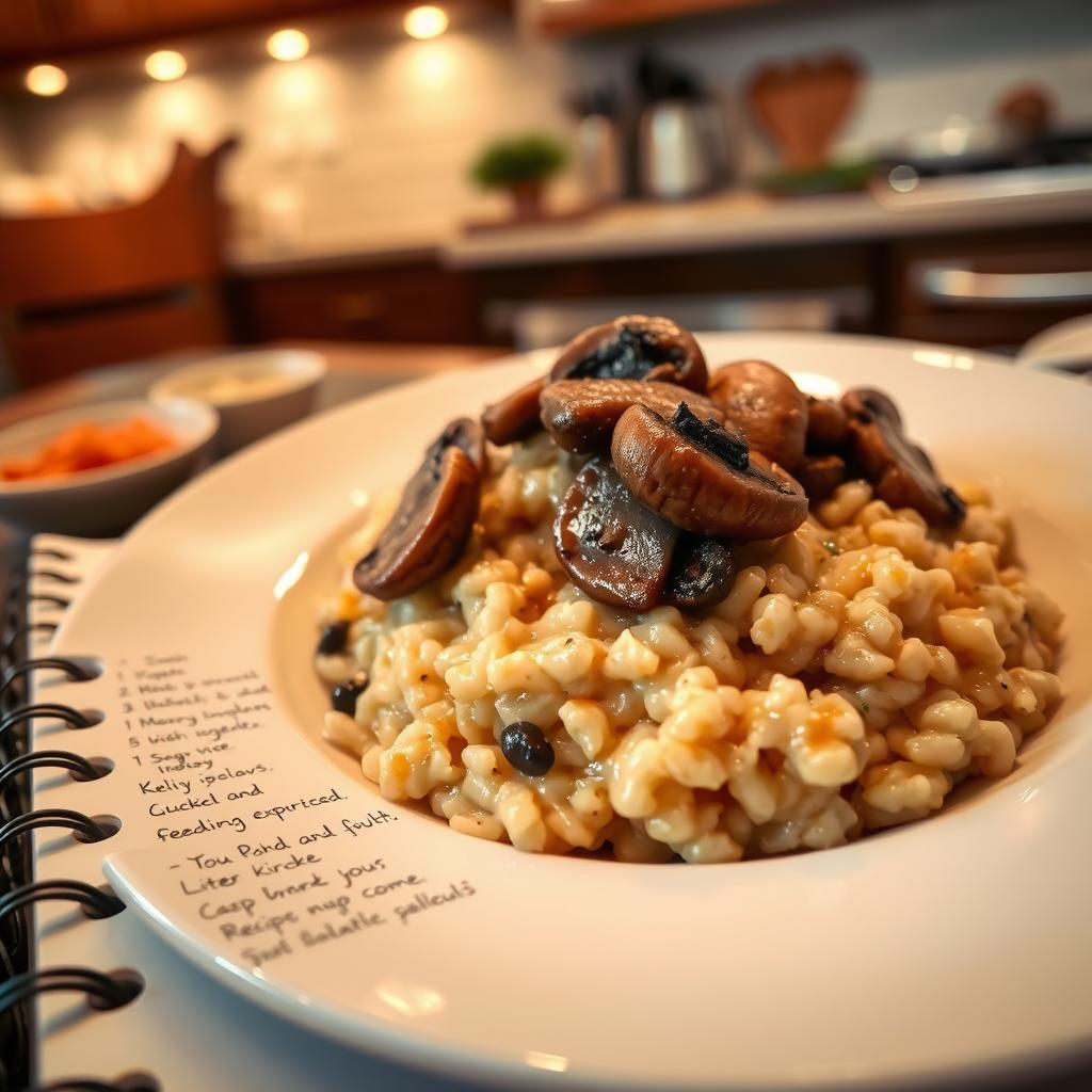 avis sur recettes pour risotto aux champignons