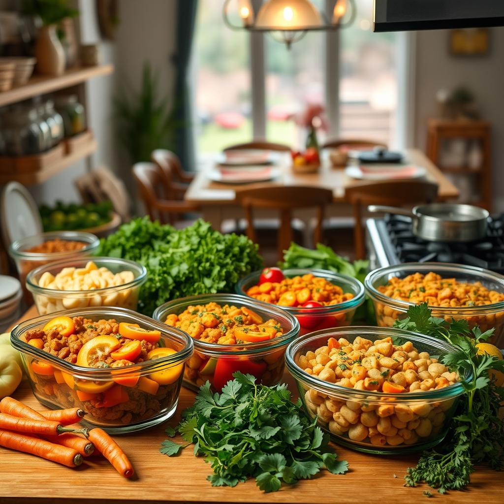 batch cooking pour repas familiaux