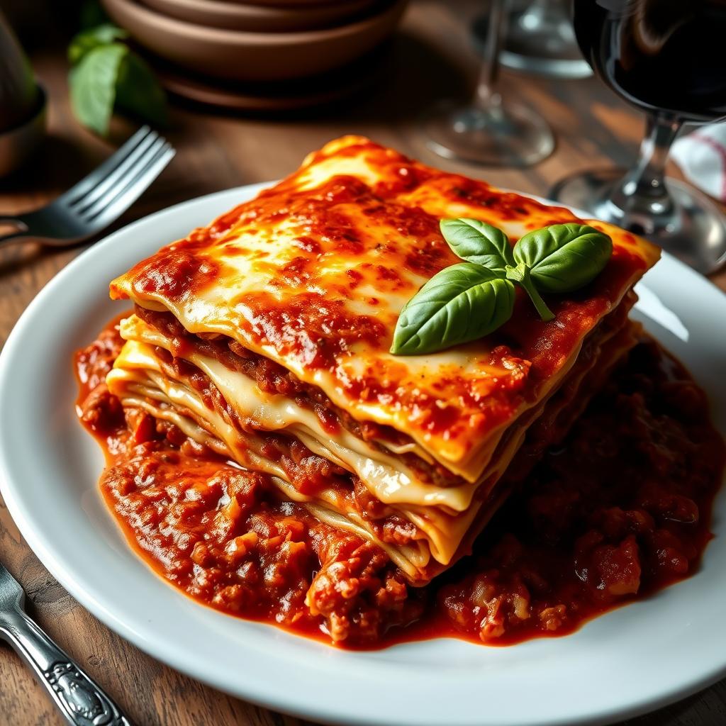 choix lasagnes à la bolognaise