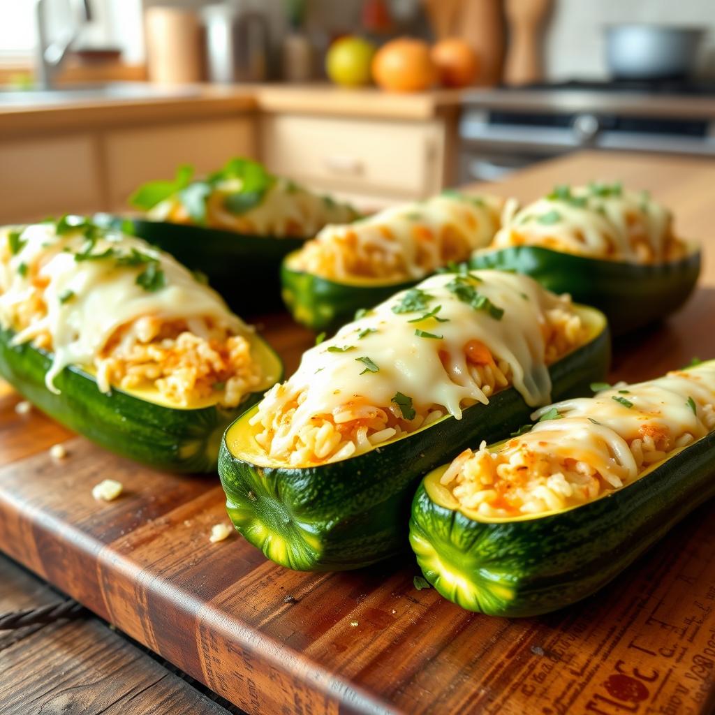 courgettes farcies au riz