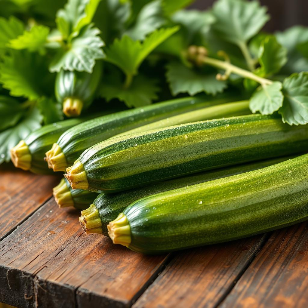 courgettes fraîches