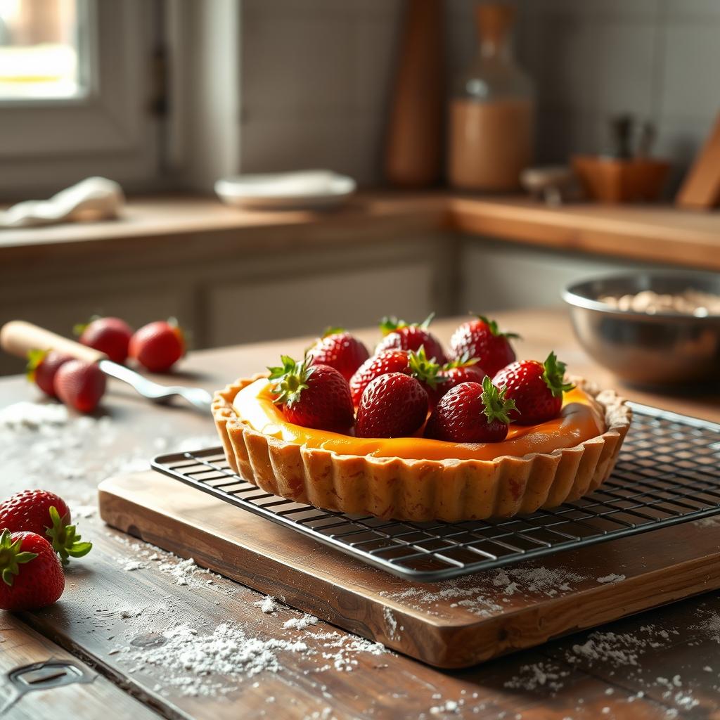 cuisson tarte aux fraises