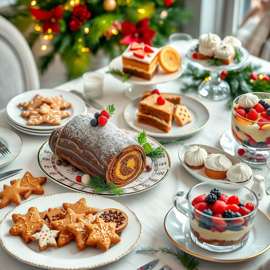 desserts de Noël