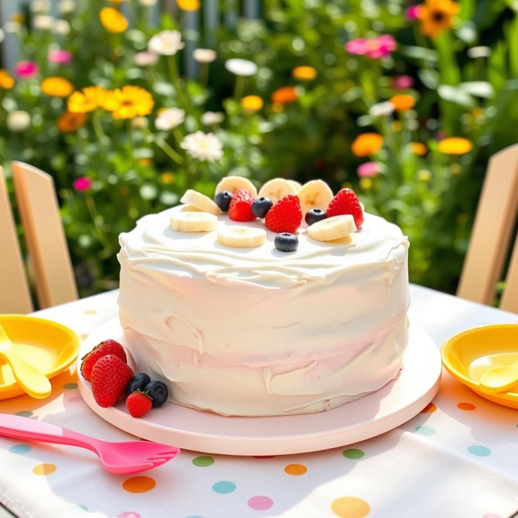 gâteau au yaourt sans sucre adapté aux enfants