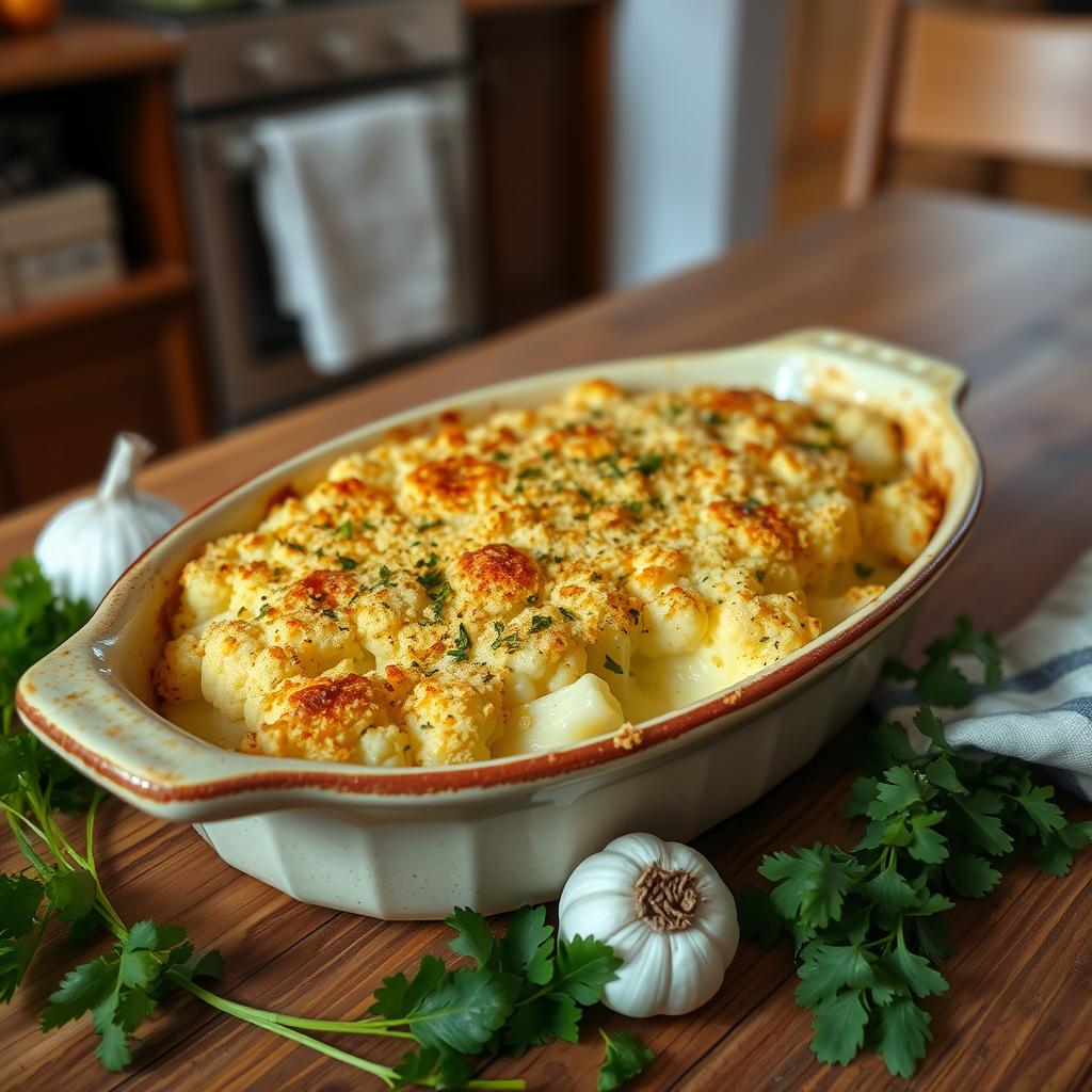 gratin léger chou-fleur