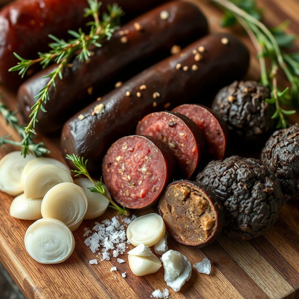 ingrédients boudin truffé