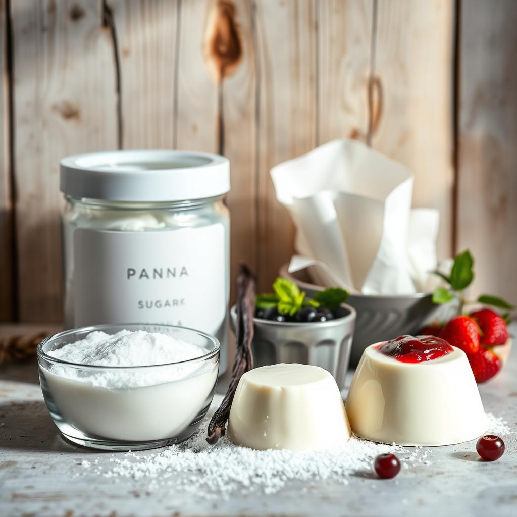 ingrédients panna cotta