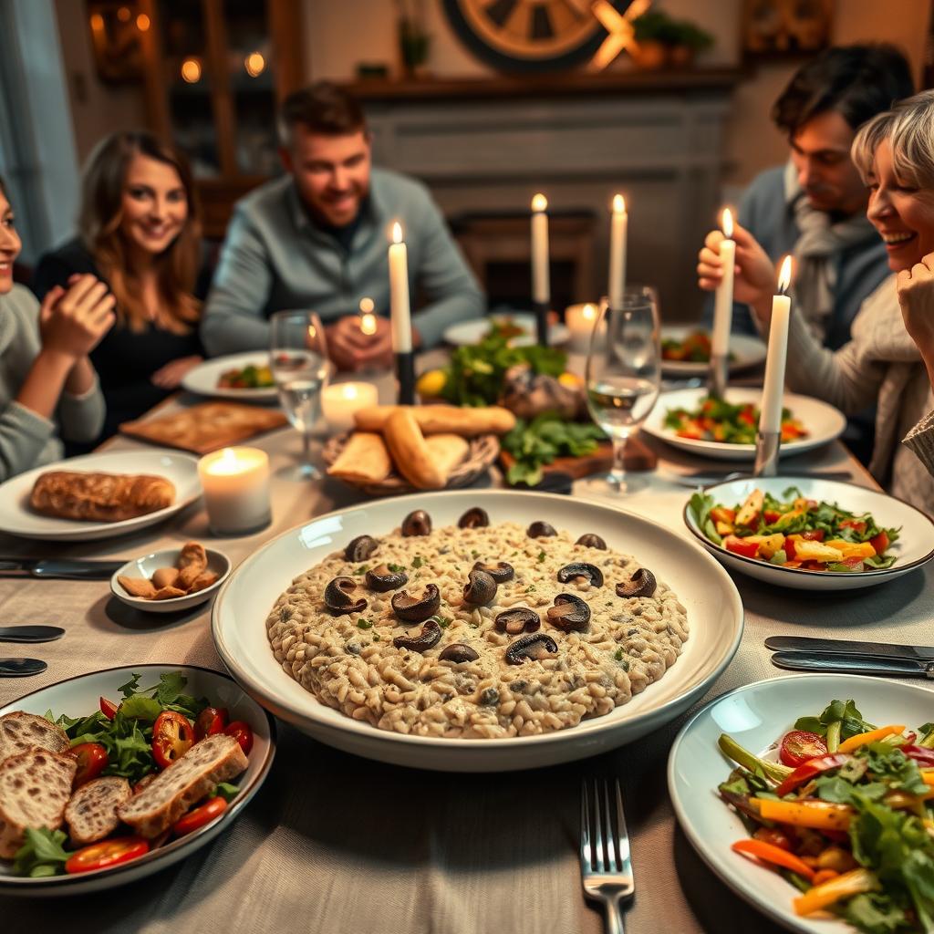 intégration risotto dans repas familiaux