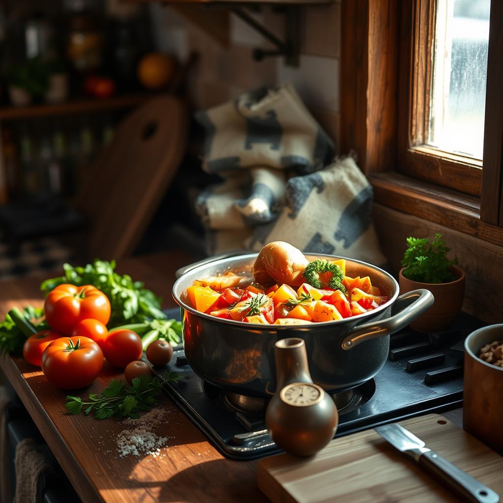 introduction mijoté de poulet aux légumes