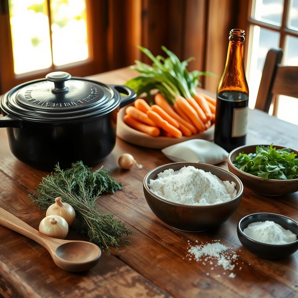 matériel cuisine pour la carbonade flamande