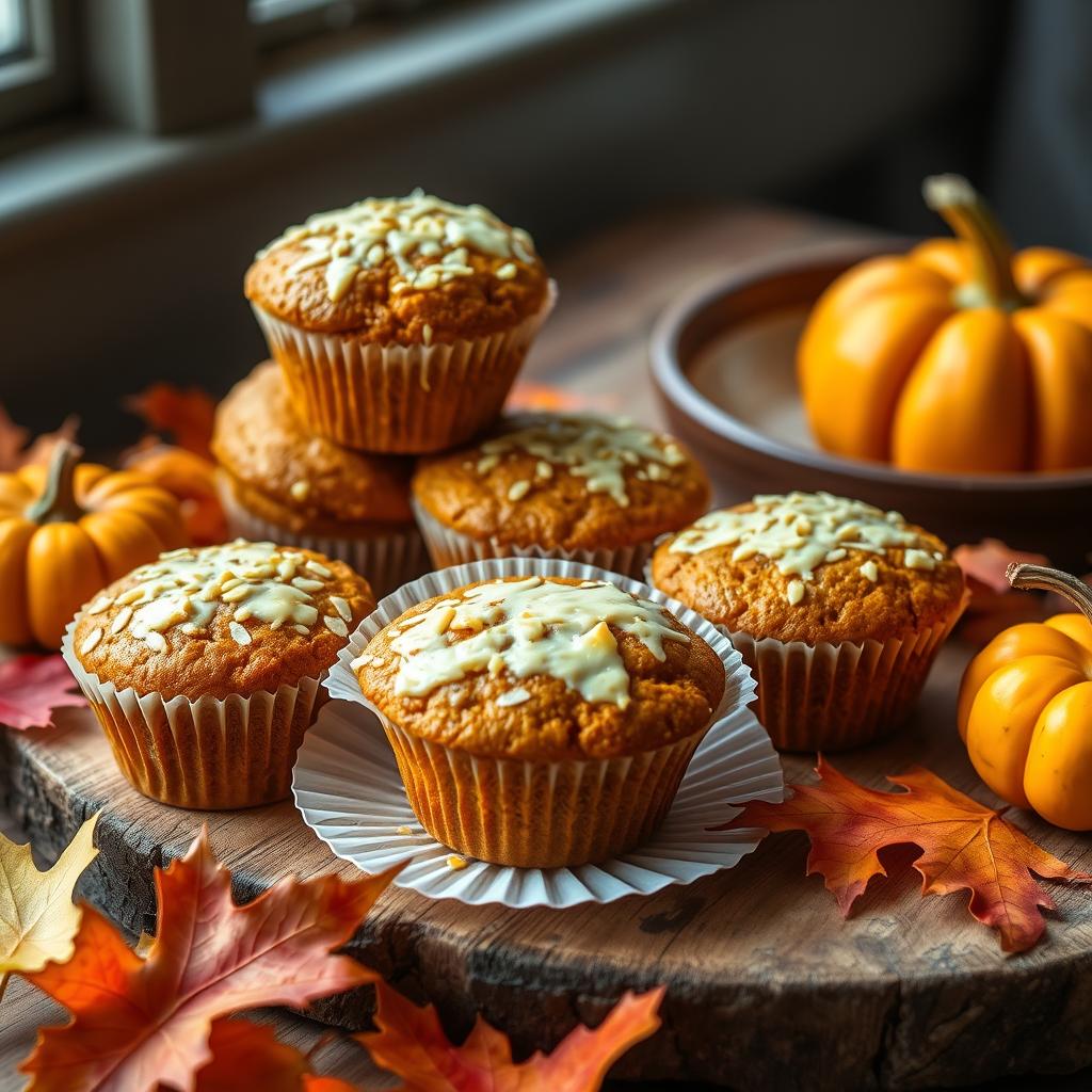 muffins salés à la citrouille et mimolette