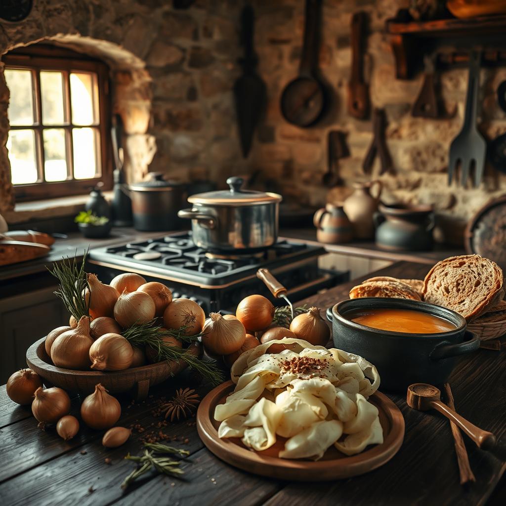 origines histoire de la soupe à l'oignon