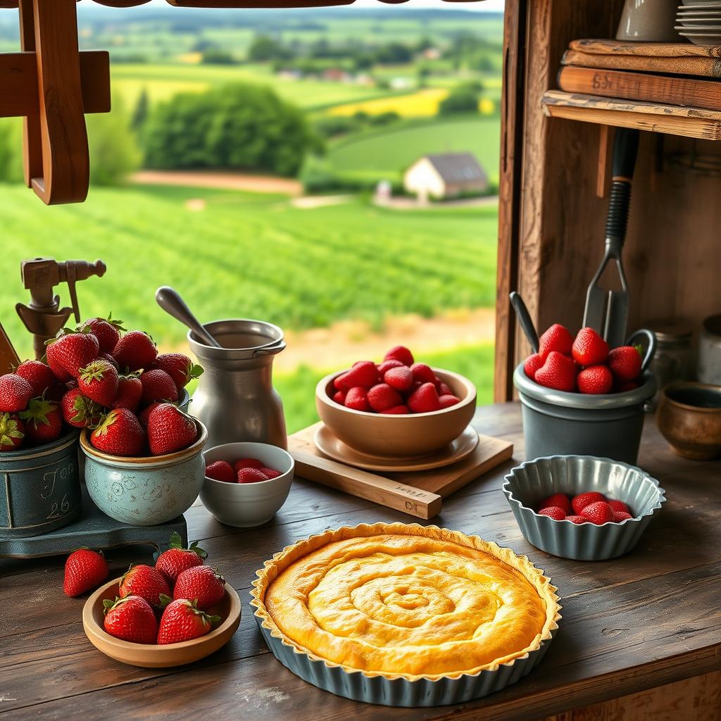 origines tarte aux fraises