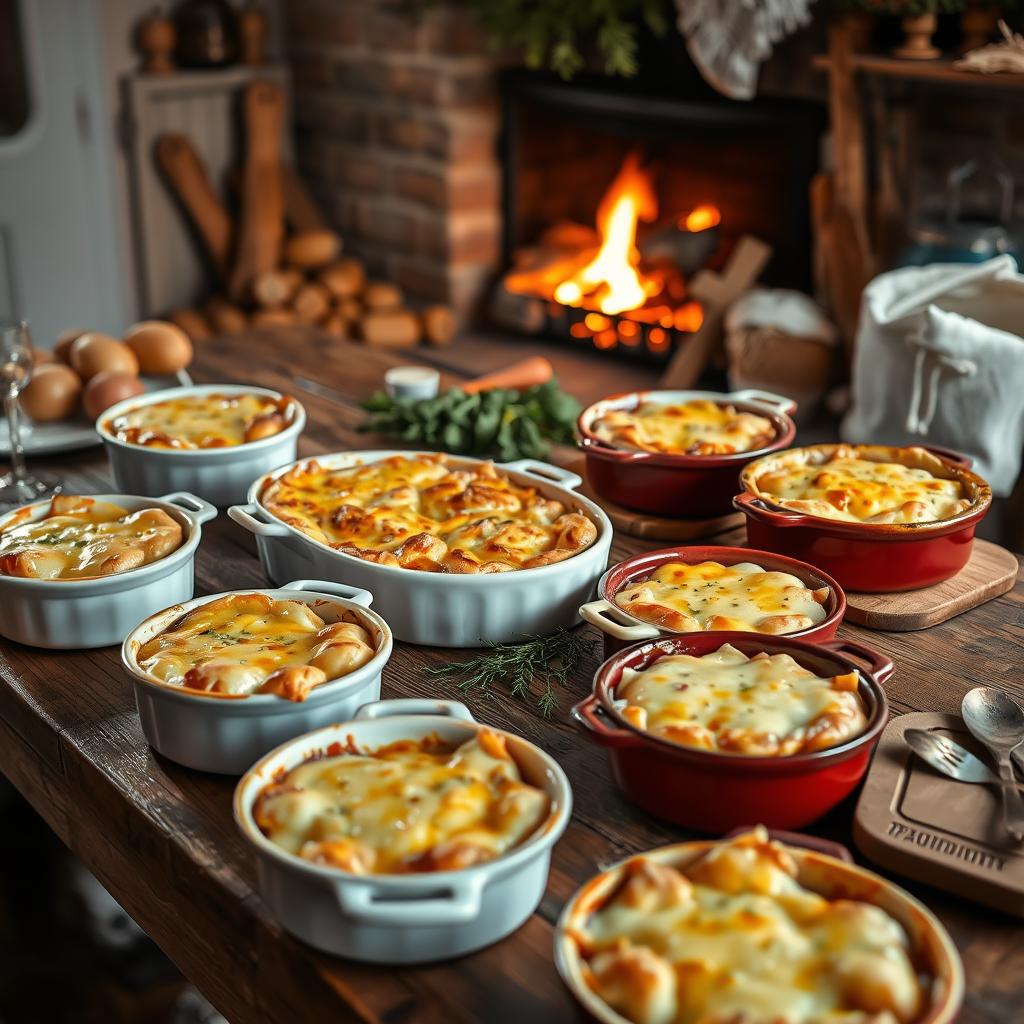 plats gratinés