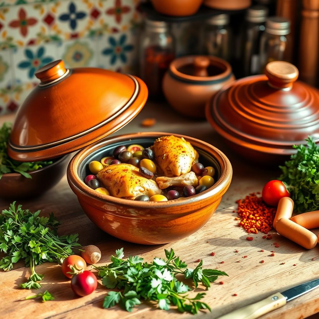 préparation tajine