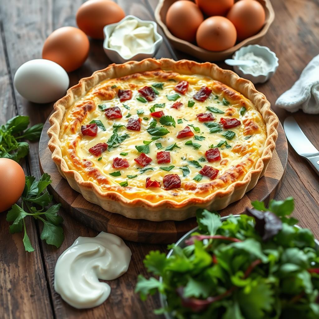 quiche équilibrée