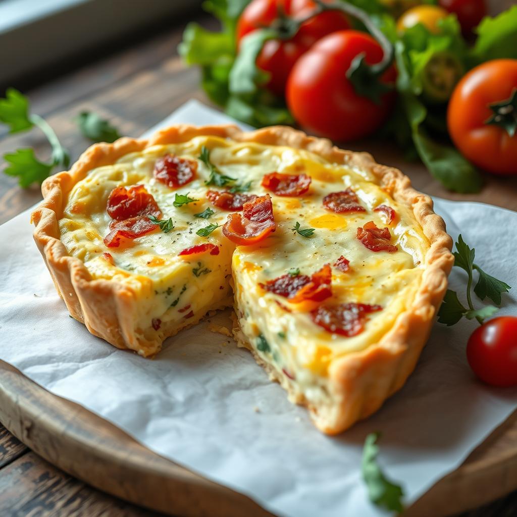 quiche lorraine légère