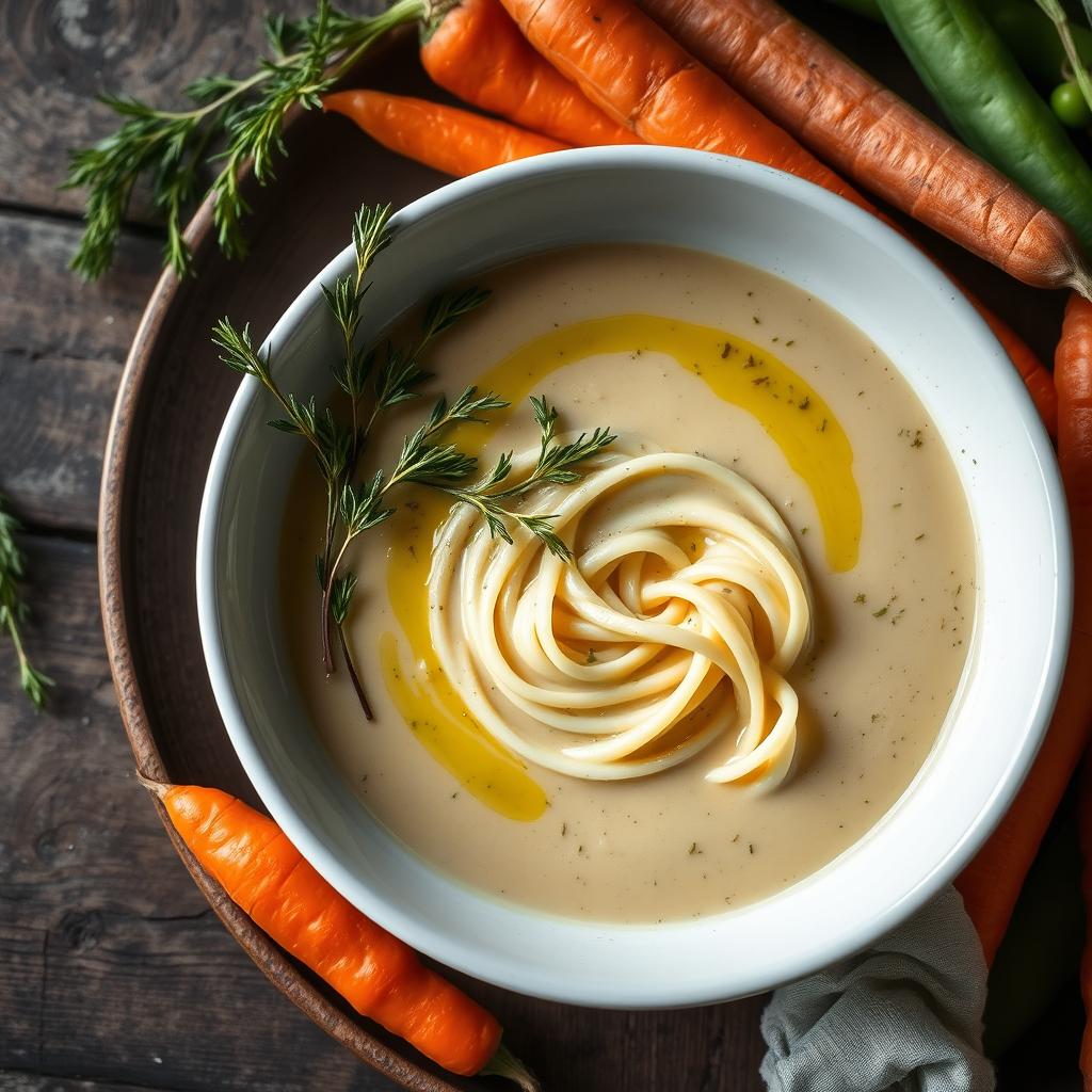 recette velouté tagliatelles crémeux