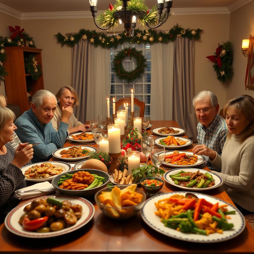 repas en famille